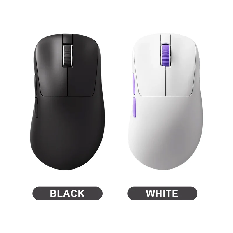 Akko Nest Tri-Mode 8K Polling Rate Gaming Mouse (Black, White)