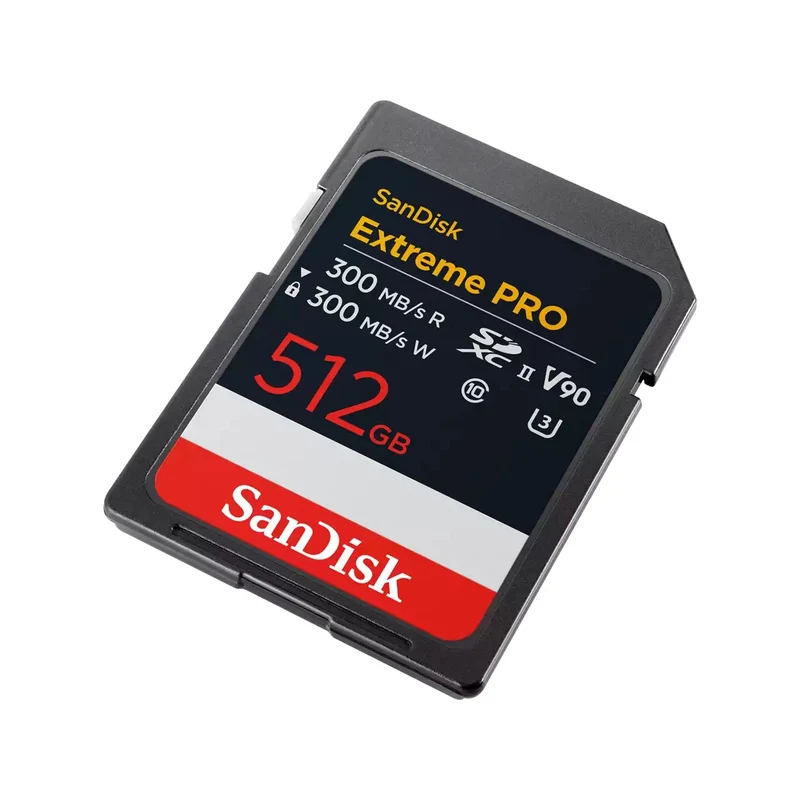 Sandisk Extreme Pro UHS-II V90 300MB/s Read & Write SD Card (256GB, 512GB)