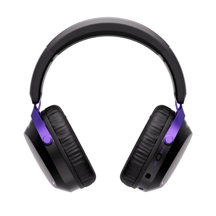 Akko GH300 Tri-Mode Gaming Headset with Microphone (Black, White)