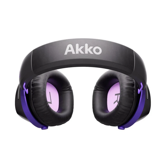 Akko GH300 Tri-Mode Gaming Headset with Microphone (Black, White)