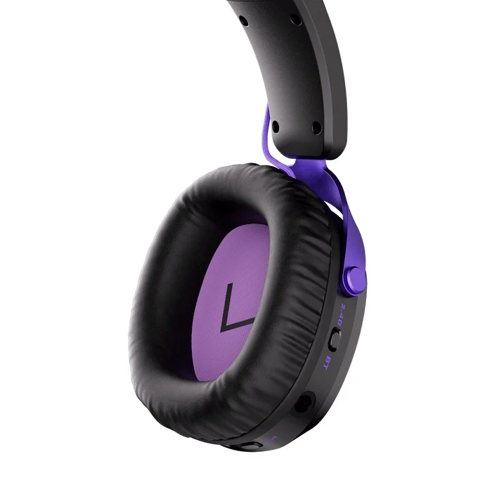 Akko GH300 Tri-Mode Gaming Headset with Microphone (Black, White)