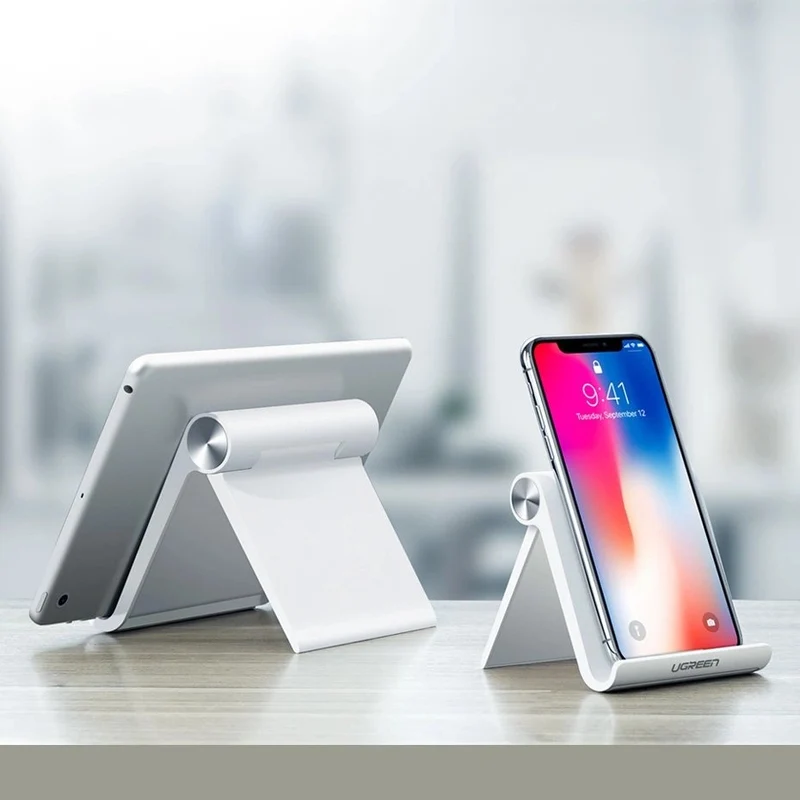 Ugreen Adjustable Portable Desktop Phone Stand (White) (LP106/30285)