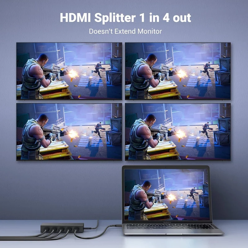 Ugreen 1 In 4 Out HDMI Splitter (CM570/90514)