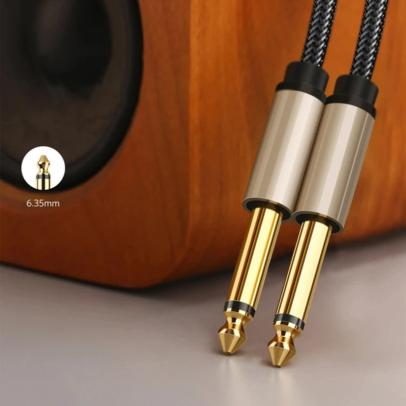 Ugreen 6.5mm Male to 6.5mm Male Audio Cable - 3m (Gray) (AV128/10639)