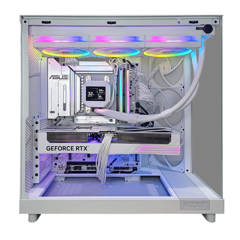 Ultra H6 Flow White Desktop Gaming PC | AMD Ryzen 7 9800X3D | 32GB RAM | 1TB SSD | RTX 5070 | Windows 11 Pro
