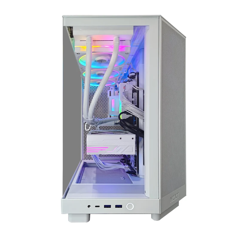 Ultra H6 Flow White Desktop Gaming PC | AMD Ryzen 7 9800X3D | 32GB RAM | 1TB SSD | RTX 5070 | Windows 11 Pro