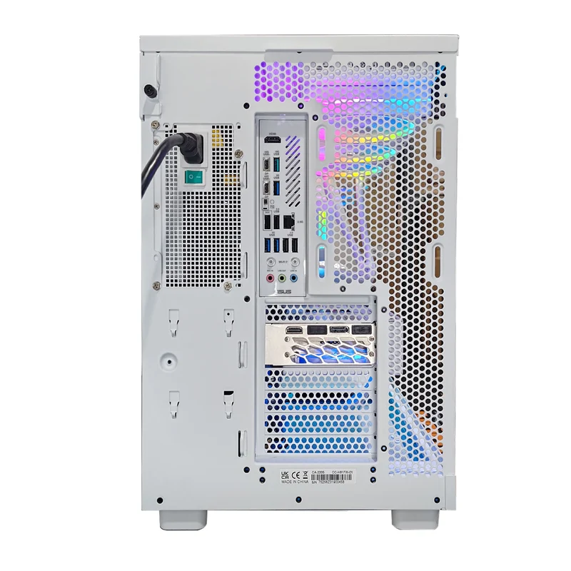 Ultra H6 Flow White Desktop Gaming PC | AMD Ryzen 7 9800X3D | 32GB RAM | 1TB SSD | RTX 5070 | Windows 11 Pro