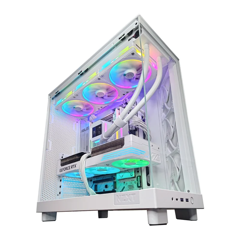 Ultra H6 Flow White Desktop Gaming PC | AMD Ryzen 7 9800X3D | 32GB RAM | 1TB SSD | RTX 5070 | Windows 11 Pro