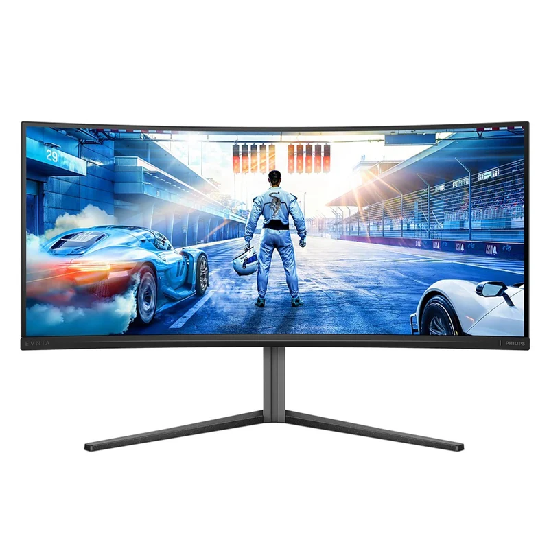 Philips Evnia 34M2C6500/00 34" WQHD (3440x1440) 175Hz 0.03ms GTG QD OLED Curved Gaming Monitor with Tilt, Height & Swivel Adjustment