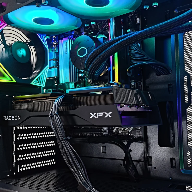 Sophos DS900WS Black Desktop Gaming PC | AMD Ryzen 7 9700X | 32GB RAM | 1TB SSD | RX 9060 XT | Windows 11 Pro