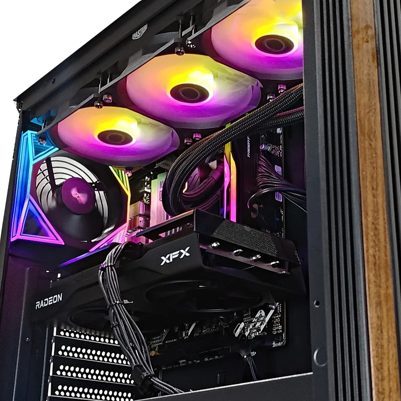 Sophos DS900WS Black Desktop Gaming PC | AMD Ryzen 7 9700X | 32GB RAM | 1TB SSD | RX 9060 XT | Windows 11 Pro