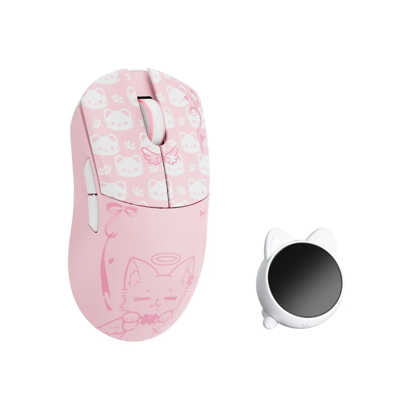 WLMouse HUAN Stainless Magnesium Alloy Gaming Mouse (Silver, Black, White, Purple, Nekko, Red Magic, Celadon, Pinkko, Saku)