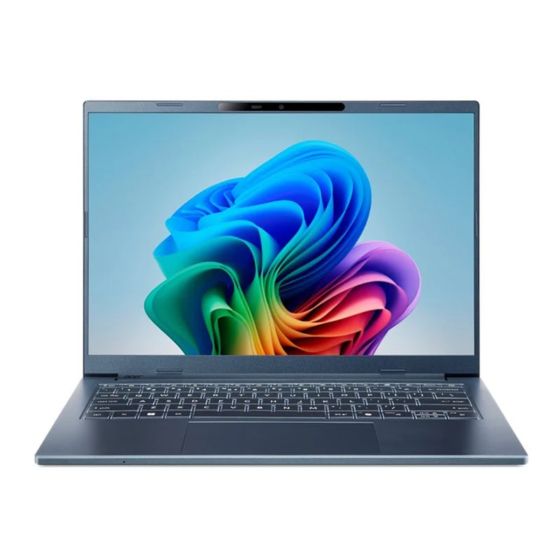 Acer Aspire 14 AI A14-11M-X3BP Laptop (Steam Blue) | 14" WUXGA (1920x1200) IPS | Snapdragon X1-26-100 | 16GB RAM | 512GB SSD | Qualcomm Adreno GPU | Windows 11 Home | MS Office Home 2024