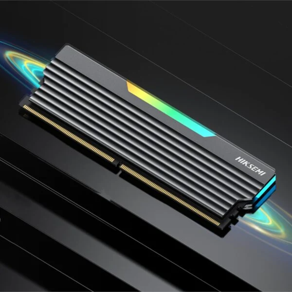 Hiksemi Future RGB Single 16GB 6000MHz DDR5 UDIMM Gaming Memory with Heatsink (Black) (HSC516U60C4 16G)