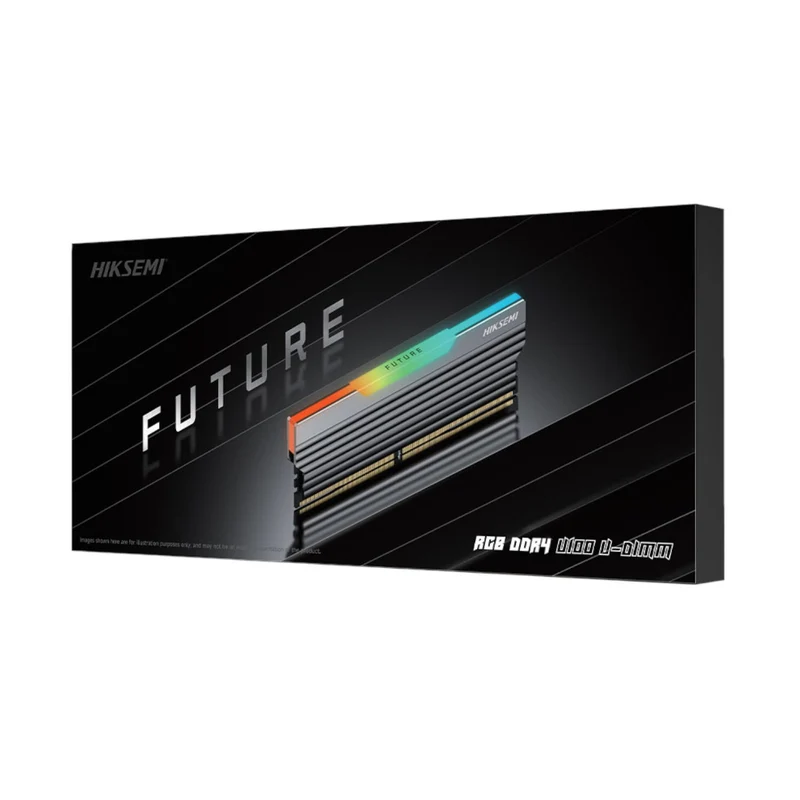 Hiksemi Future RGB Single 16GB 6000MHz DDR5 UDIMM Gaming Memory with Heatsink (Black) (HSC516U60C4 16G)