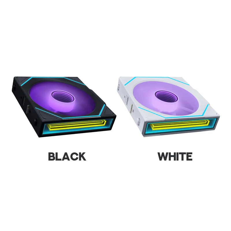 Lian Li Uni Fan SL-INF Wireless 120mm Reverse Blade ARGB Fan - Single Pack (Black, White) (12RSLIN1W1B, 12RSLIN1W1W)