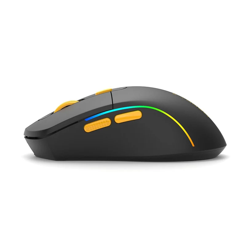 E-Yooso X-53 RGB Wired Mouse (Black, Yellow)