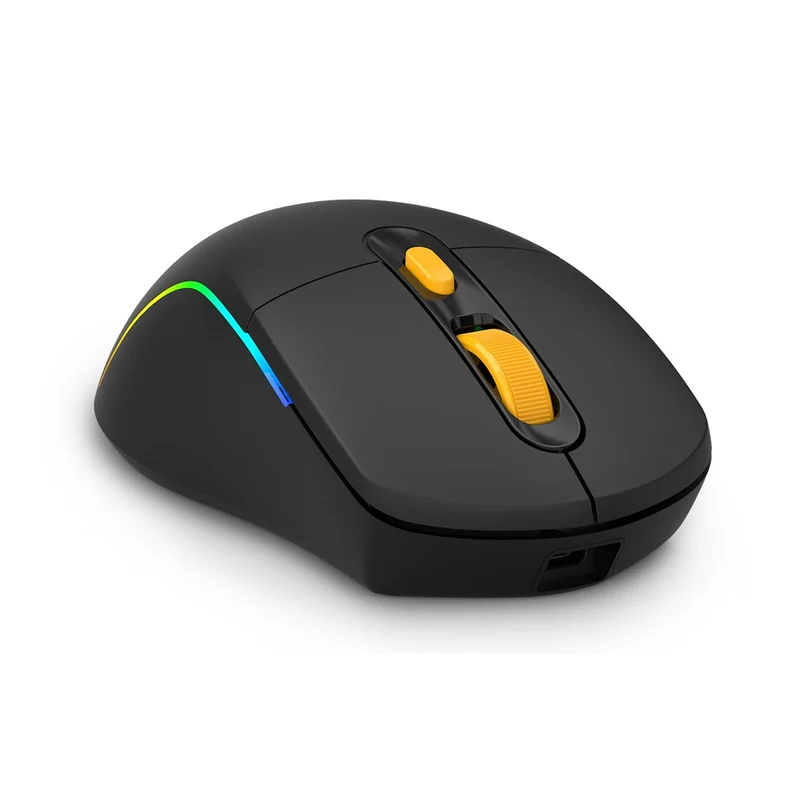 E-Yooso X-53 RGB Wired Mouse (Black, Yellow)