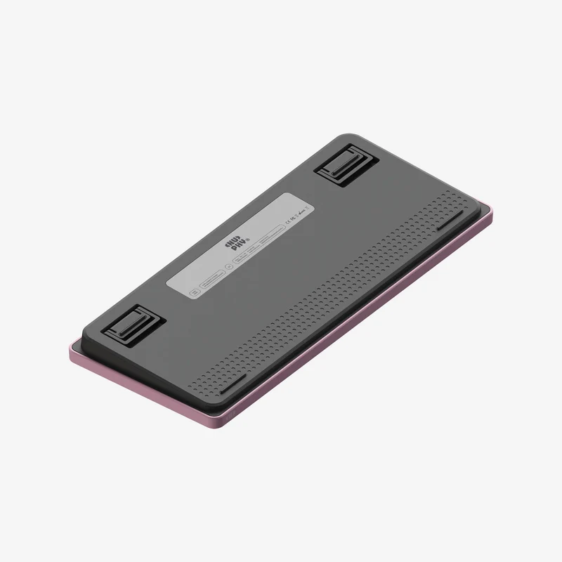 NuPhy Node75 Low-Profile Hot-Swappable 84-Key Tri-Mode Wireless Mechanical Keyboard (Light Pink) (Blush Nano Switch)