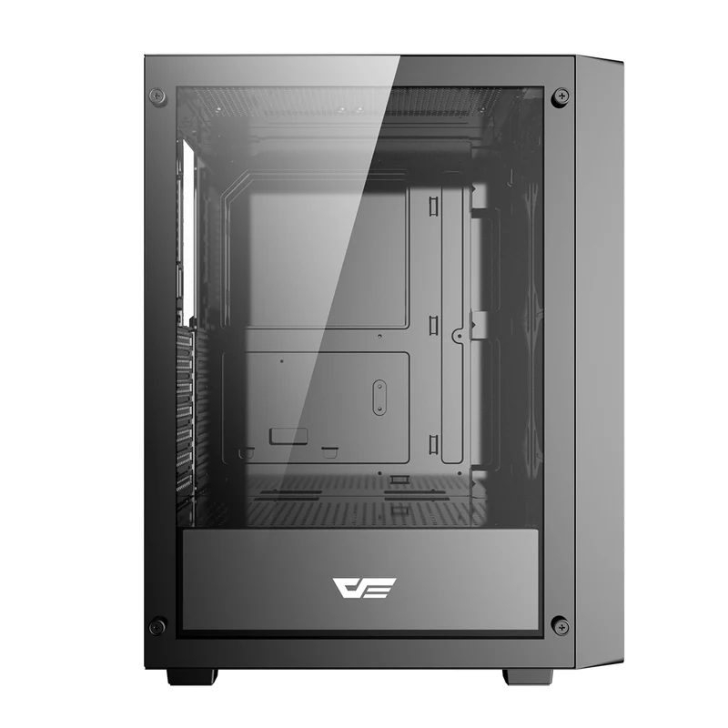 DarkFlash A305 TG Panel Luxury ATX PC Case (Black, White)