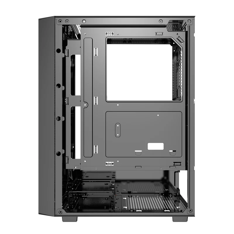 DarkFlash A305 TG Panel Luxury ATX PC Case (Black, White)