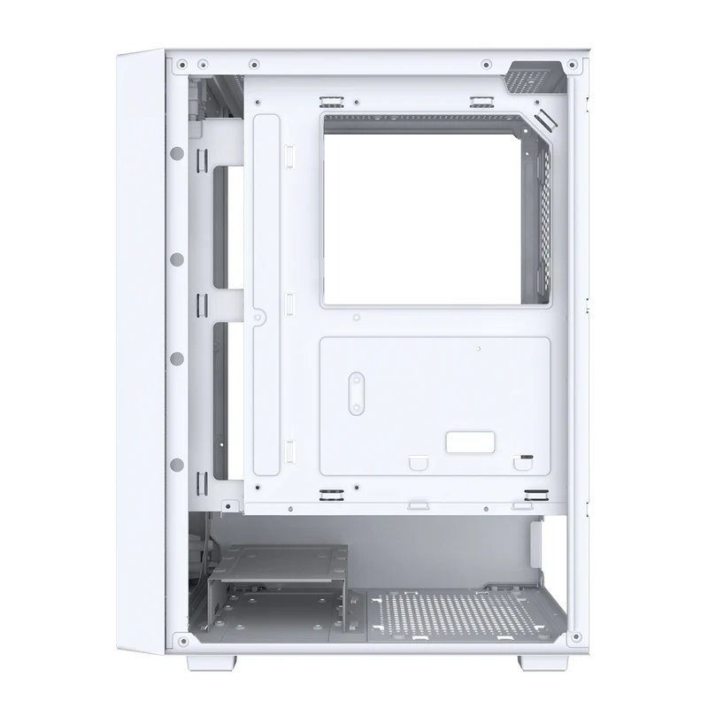 DarkFlash A305 TG Panel Luxury ATX PC Case (Black, White)