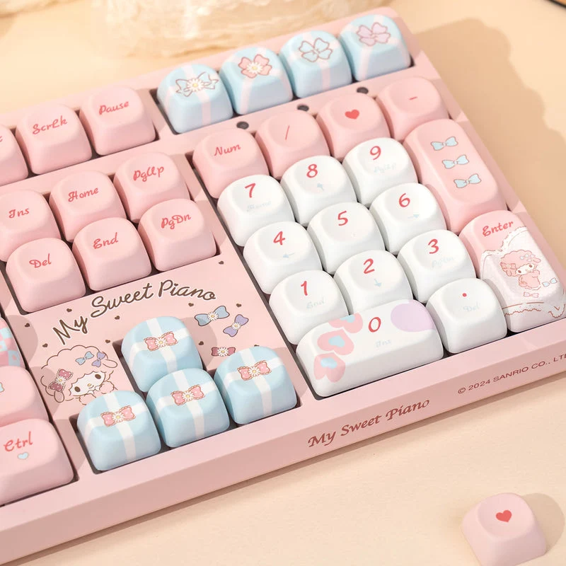 Akko My Sweet Piano 3108 V3 Wired Mechanical Keyboard (Akko Frost Pink Switch)