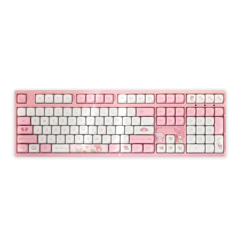 Akko My Sweet Piano 3108 V3 Wired Mechanical Keyboard (Akko Frost Pink Switch)