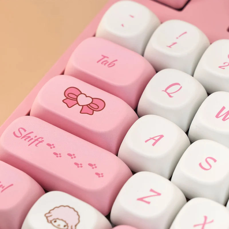 Akko My Melody 3108 V3 Wired Mechanical Keyboard (Akko Frost Pink Switch)
