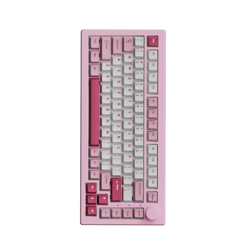 Akko 5075 V3 Multi-Mode RGB Hot-Swappable Mechanical Keyboard (Prunus Lannesiana) (Akko V3 Piano Pro Switch) (013-003-007-010-004)