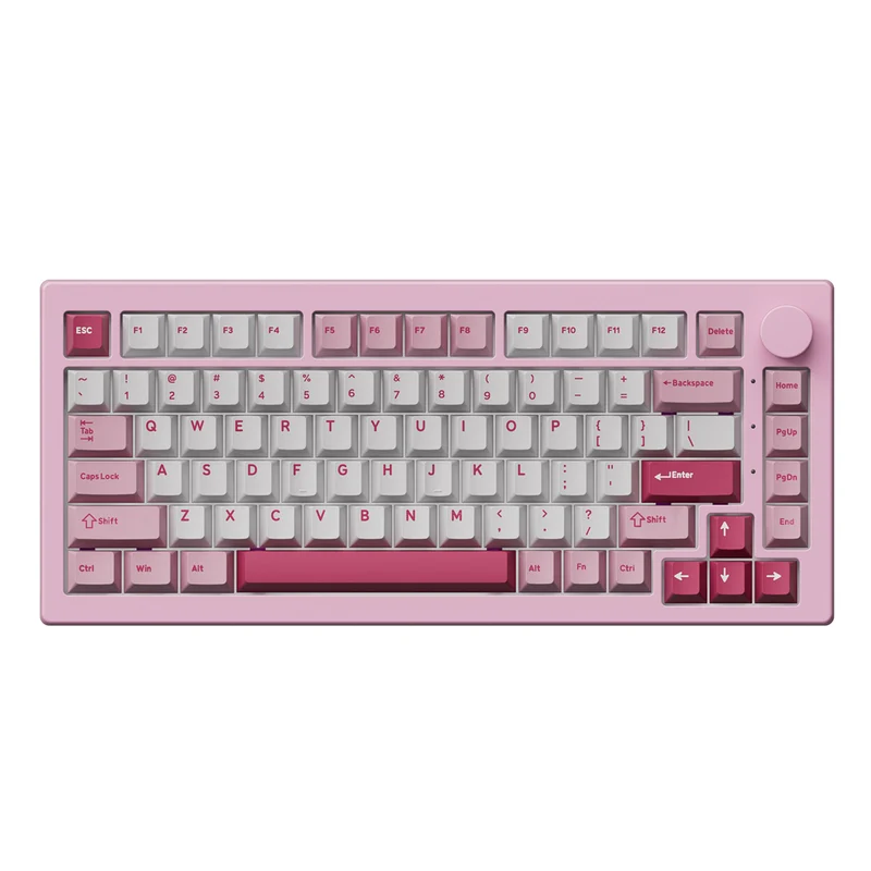 Akko 5075 V3 Multi-Mode RGB Hot-Swappable Mechanical Keyboard (Prunus Lannesiana) (Akko V3 Piano Pro Switch) (013-003-007-010-004)