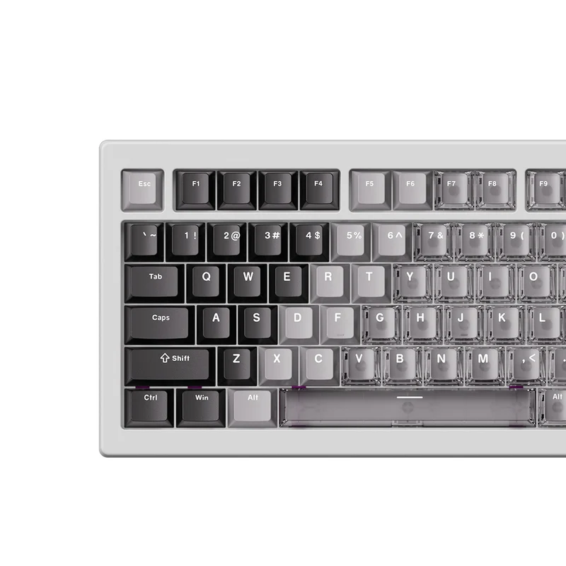 Akko 5075 V3 Wired ARGB Hot-Swappable Magnetic Keyboard (Gradient Hybrid White Transparent) (Akko AstroAim Magnetic Switch) (006-075-086-060-062)