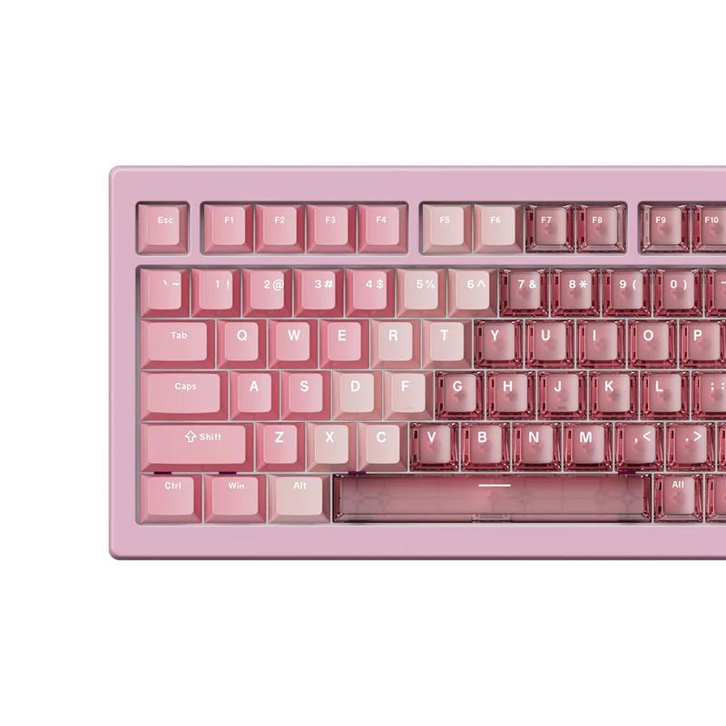 Akko 5075 V3 Wired ARGB Hot-Swappable Magnetic Keyboard (Gradient Hybrid Pink Transparent) (Akko AstroAim Magnetic Switches) (013-075-087-060-062)
