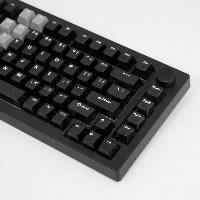 Akko 5075 V3 Wired ARGB Hot-Swappable Magnetic Keyboard (Gradient Hybrid Black Transparent) (Akko AstroAim Magnetic Switch) (001-075-085-060-062)