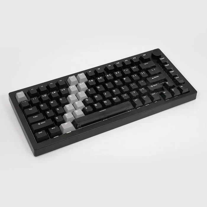 Akko 5075 V3 Wired ARGB Hot-Swappable Magnetic Keyboard (Gradient Hybrid Black Transparent) (Akko AstroAim Magnetic Switch) (001-075-085-060-062)