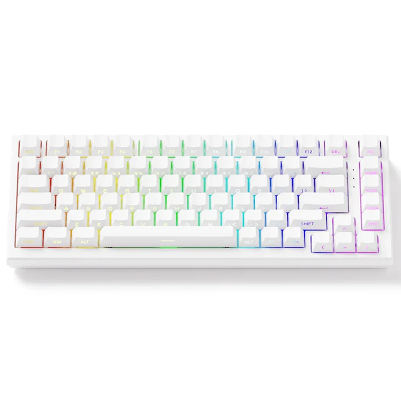 Akko TAC75 HE Wired RGB Magnetic Keyboard (White) (Akko Glare Magnetic Switch)