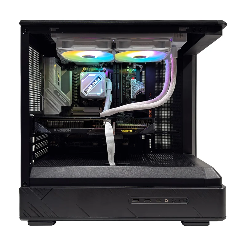Powered by Gigabyte: Renderix Desktop Gaming PC | AMD Ryzen 7 7700 | 32GB RAM | 500GB SSD | RX 9060 XT | Windows 11 Pro