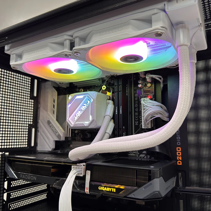 Powered by Gigabyte: Renderix Desktop Gaming PC | AMD Ryzen 7 7700 | 32GB RAM | 500GB SSD | RX 9060 XT | Windows 11 Pro