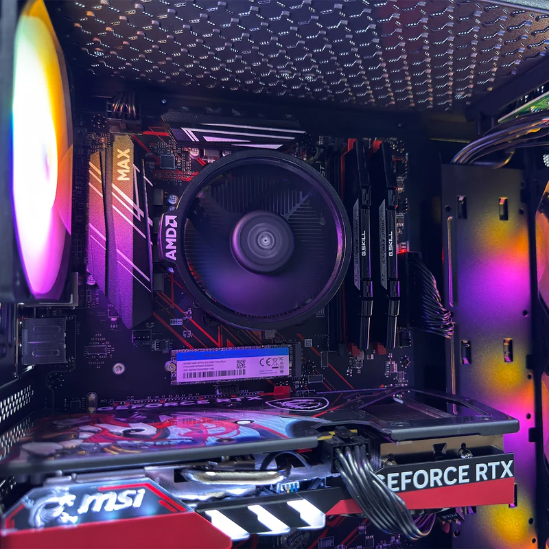 Alpha Cronus Black Desktop Gaming PC | AMD Ryzen 5 5500GT | 16GB RAM | 500GB SSD | RTX 4060 | Windows 11 Pro