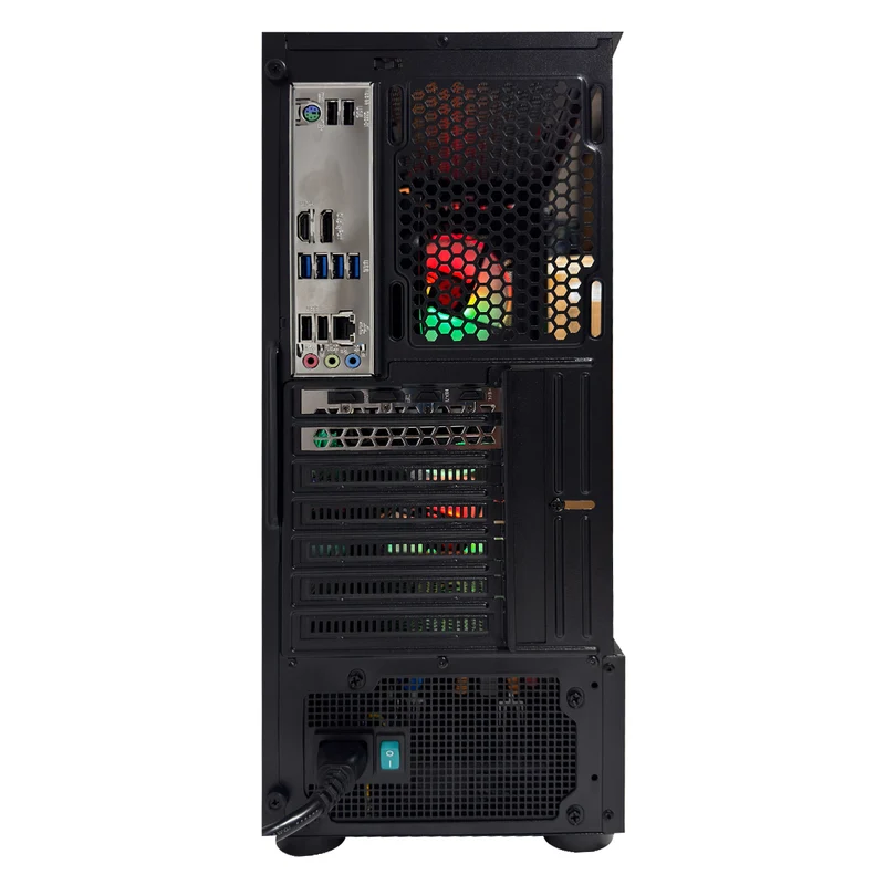 Alpha Aurora Gaming Black Desktop Gaming PC | AMD Ryzen 5 5600 | 16GB RAM | 500GB SSD | RTX 3050 | Windows 11 Pro