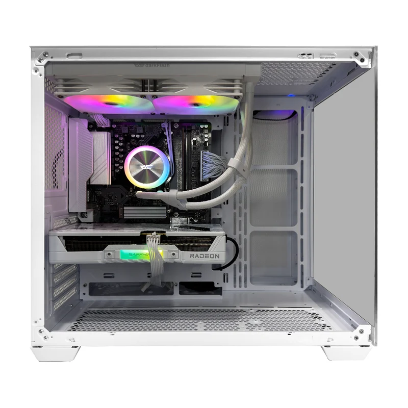 Sigma C285P White Desktop Gaming PC | AMD Ryzen 5 8400F | 16GB RAM | 1TB SSD | RX 9060 XT | Windows 11 Pro