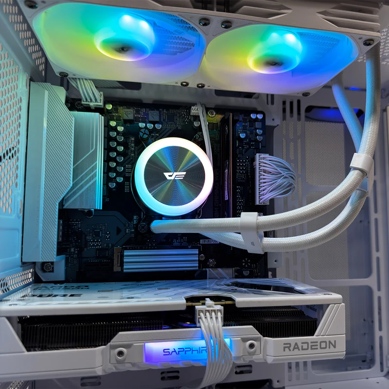 Sigma C285P White Desktop Gaming PC | AMD Ryzen 5 8400F | 16GB RAM | 1TB SSD | RX 9060 XT | Windows 11 Pro