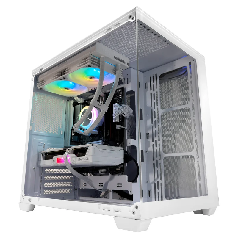 Sigma C285P White Desktop Gaming PC | AMD Ryzen 5 8400F | 16GB RAM | 1TB SSD | RX 9060 XT | Windows 11 Pro