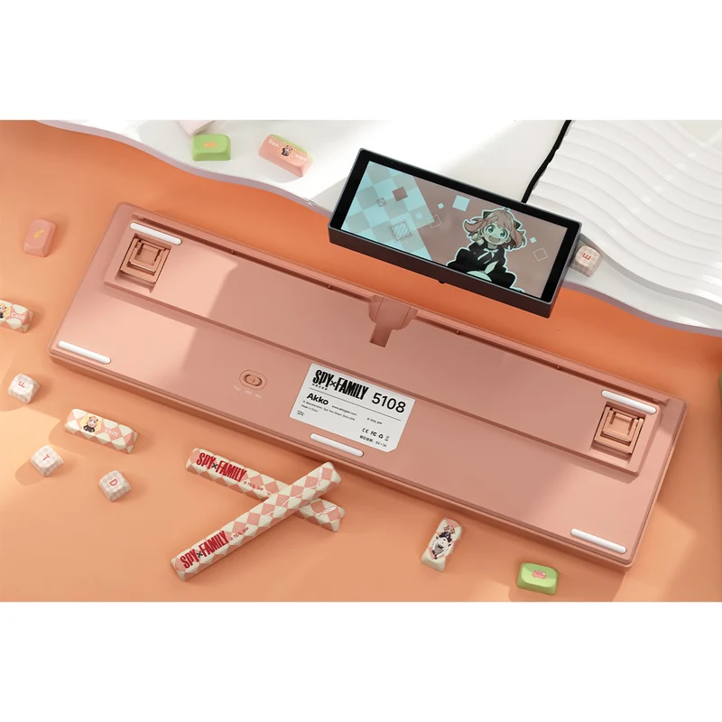 Akko Spy x Family 5108B Plus Multi-Mode RGB Hot-Swappable Mechanical Keyboard (Akko V3 Piano Pro Switch)