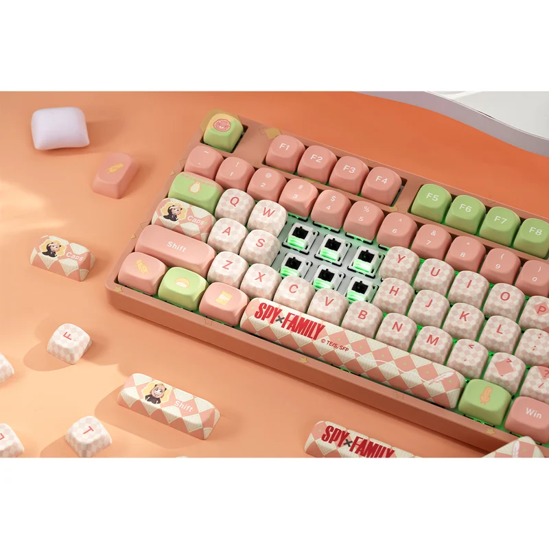 Akko Spy x Family 5108B Plus Multi-Mode RGB Hot-Swappable Mechanical Keyboard (Akko V3 Piano Pro Switch)