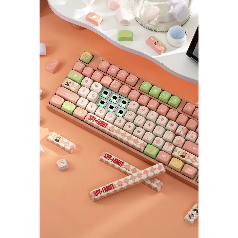 Akko Spy x Family 5108B Plus Multi-Mode RGB Hot-Swappable Mechanical Keyboard (Akko V3 Piano Pro Switch)