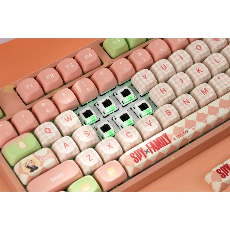 Akko Spy x Family 5108B Plus Multi-Mode RGB Hot-Swappable Mechanical Keyboard (Akko V3 Piano Pro Switch)
