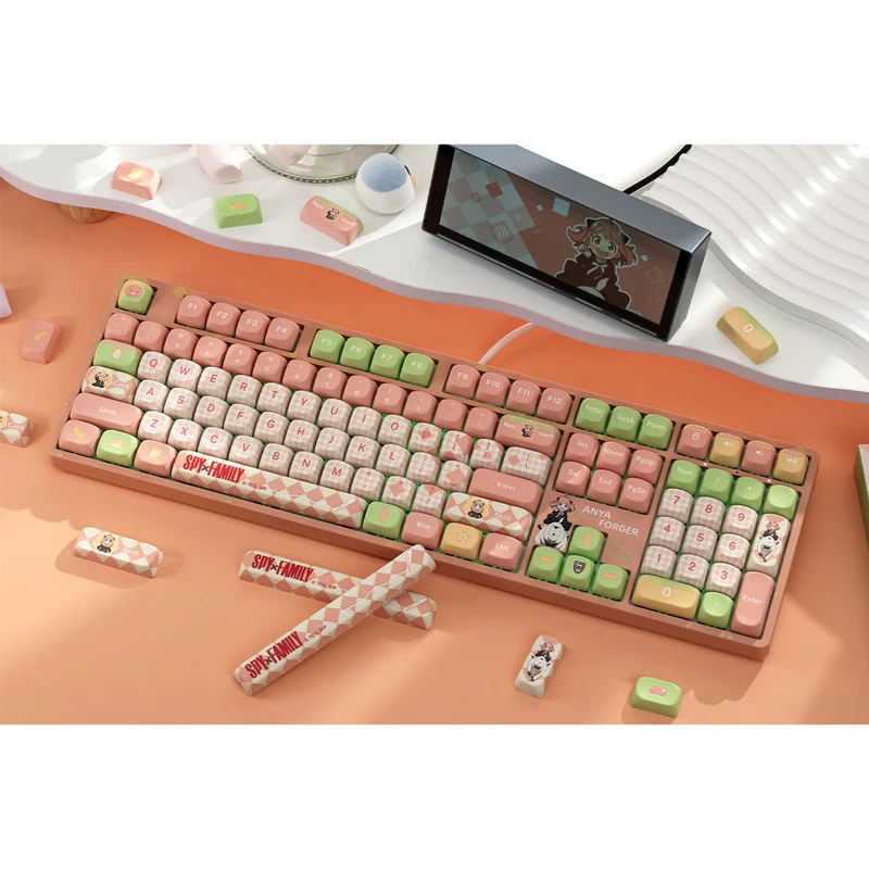 Akko Spy x Family 5108B Plus Multi-Mode RGB Hot-Swappable Mechanical Keyboard (Akko V3 Piano Pro Switch)