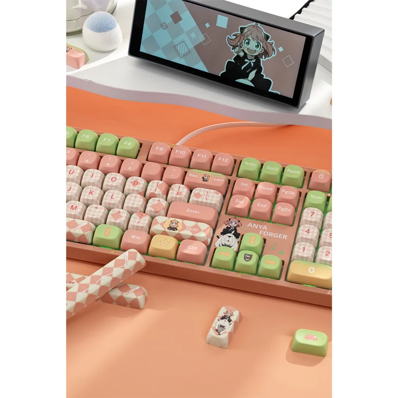 Akko Spy x Family 5108B Plus Multi-Mode RGB Hot-Swappable Mechanical Keyboard (Akko V3 Piano Pro Switch)