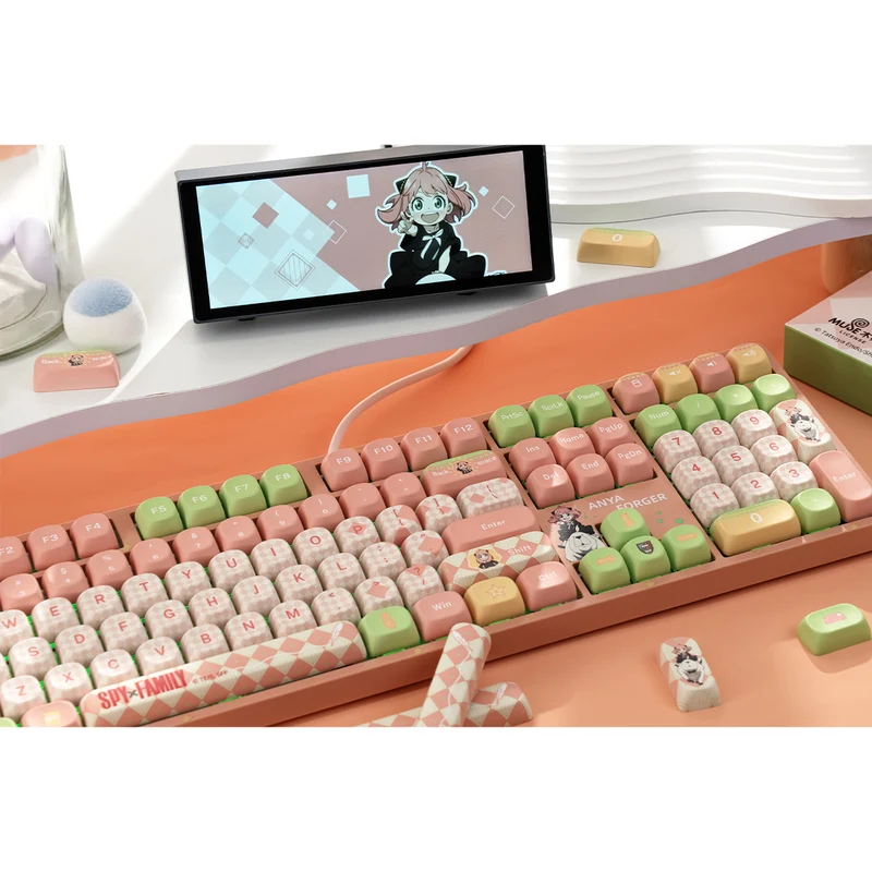 Akko Spy x Family 5108B Plus Multi-Mode RGB Hot-Swappable Mechanical Keyboard (Akko V3 Piano Pro Switch)